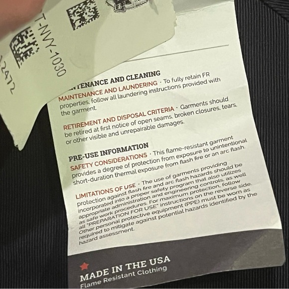 NWT Tyndale Women's Premium Industrial Flame Resistant Work Pants, Size 10 NEW - Picture 5 of 10